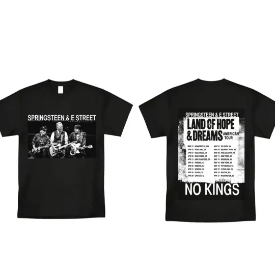 Discover Bruce Springsteen - The EStreet Band Tour 2026 T-shirt S-3XL