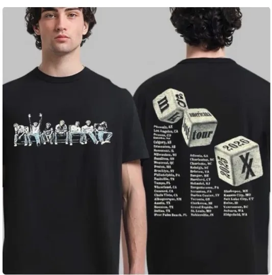 Machine Gun Kelly MGK Lost Americana Tour 2025 2026 Merch T-Shirt