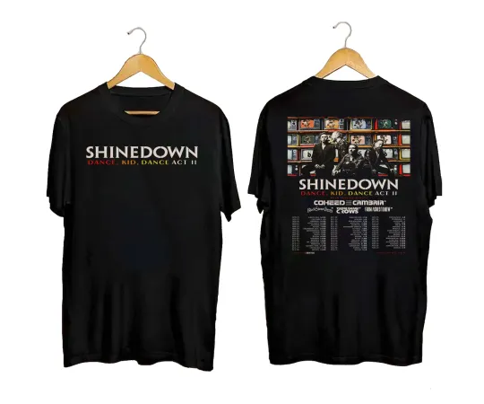 Discover shine down Dance Kid Dance Act II 2026 World Tour Shirt