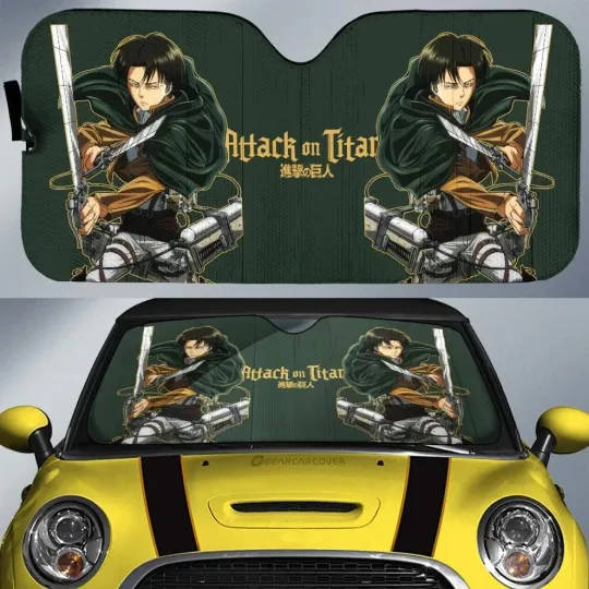 Levi Ackerman Car Sunshade - AO Titan Anime