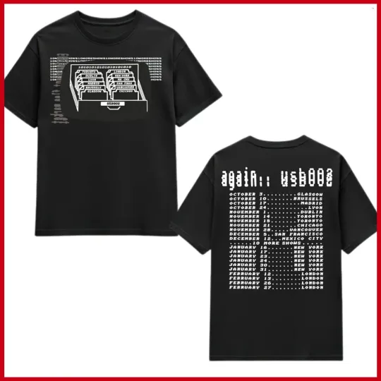 Discover Fred Again USB 002 2026 Tour New York 26 Merch T-Shirt All Size
