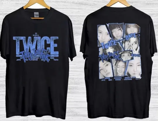 Discover Twice This Is Tour 2026 T-Shirt, Retro Twice Kpop Fan Gif T-Shirt shirt