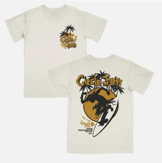 Circle Jerks Tour Hawaii 2026 Feb 21 Limited T-shirt