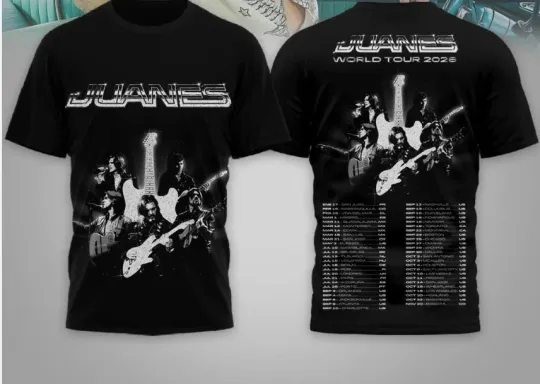 Discover Juanes World Tour 2026 Concert Shirt S-3XL Black