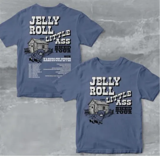 Discover Jelly Roll The Little Ass Shed Tour 2026 North America T-Shirt
