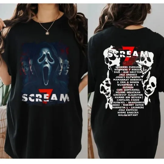 Discover Scream 7 30th Anniversary Kill Tour 2026 Tee, Scream 7 Tour Shirt