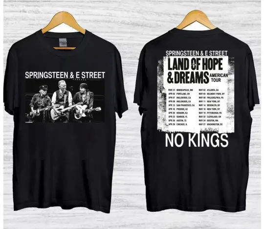 Discover Bruce Springsteen & the E Street Band Tour 2026 T-shirt