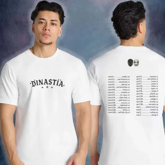 Discover Peso Pluma Dinastia Tour 2026 Logo T-Shirt
