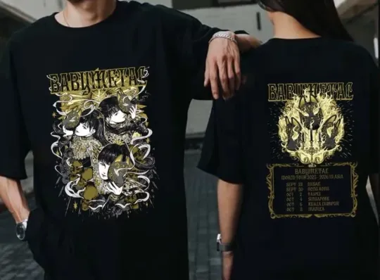 Discover Babymetal's World Tour 2025-2026T-Shirt shirt