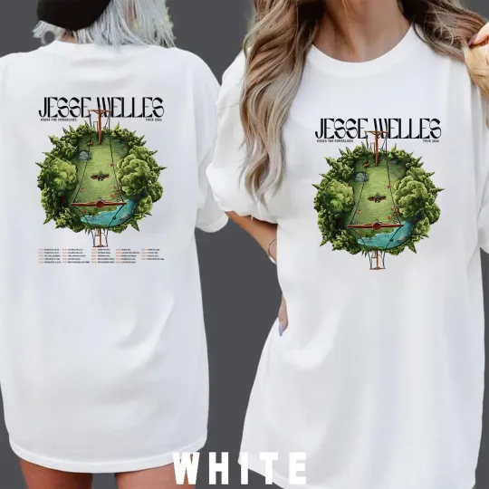 Discover Jesse Welles Under The Powerlines Tour 2026 North America T-Shirt