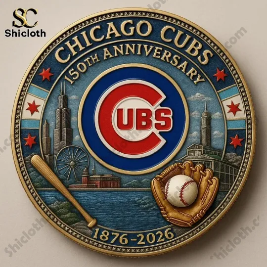 Discover Cubs 150th Anniversary Commemorative Coin