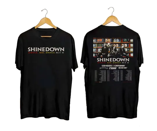 Discover shine down Dance Kid Dance Act II 2026 World Tour T-Shirt