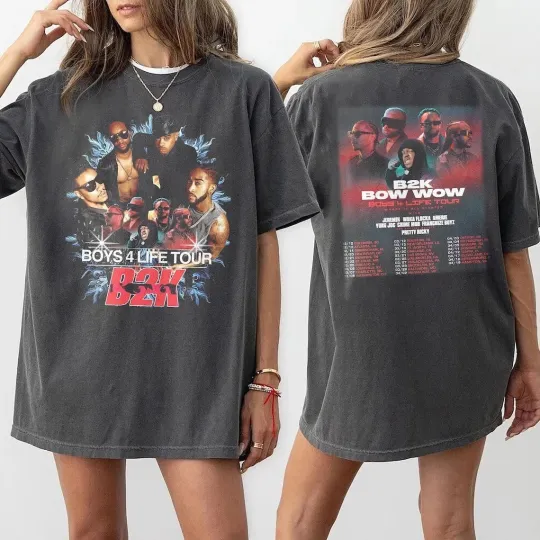 Discover Bow Wow X B2K Boys 4 Life Tour 2026 Unisex T-Shirt
