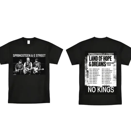 Discover Bruce Springsteen & The E Street Band Tour 2026 T-shirt
