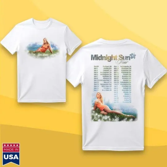 Discover Zara Larsson Midnight Sun Tour 2026 T-Shirt