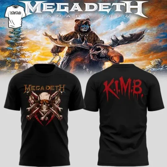 Megadeth Canada Tour 2026 Special Edition T-SHirt