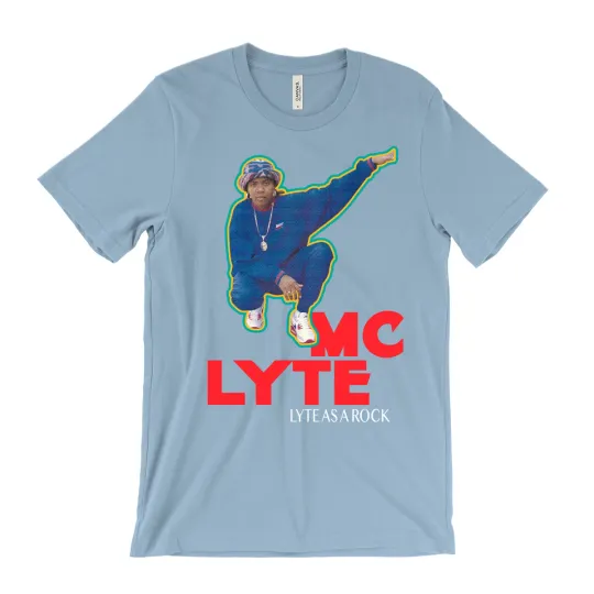 Discover MC Lyte t Shirt - Lyte as a rock - Cold Chillin' Old School Hip Hop 80's