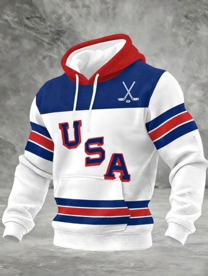 USA Ice Hockey 2026 Winter Olympics Waffle Hoodie, Team USA Hockey Sweatshirt