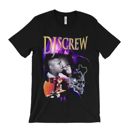 Discover DJ Screw T Shirt Houston Rap Chopped and Screwed Screwed