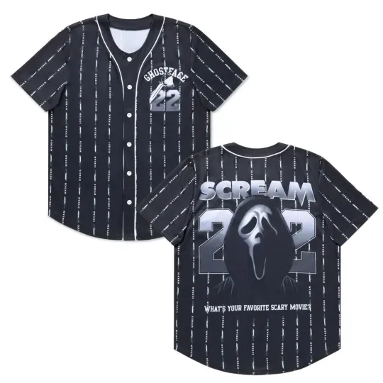 Discover Scream 7 x Ghost 2026 30th Anniversary of Scream Jersey