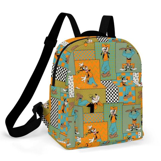Goofy Mini Backpack  Bag for School or Travel Goofy Bag Vacation Bag Design, Magical Park Day Bag, Tower Adventure Gift Mini Bag Holiday