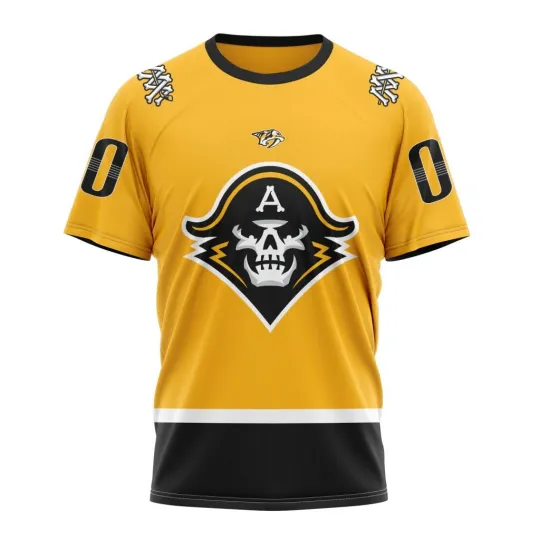 Discover Milwaukee Admirals Special Salute To Nashville Black Design Gifts Hockey Fans