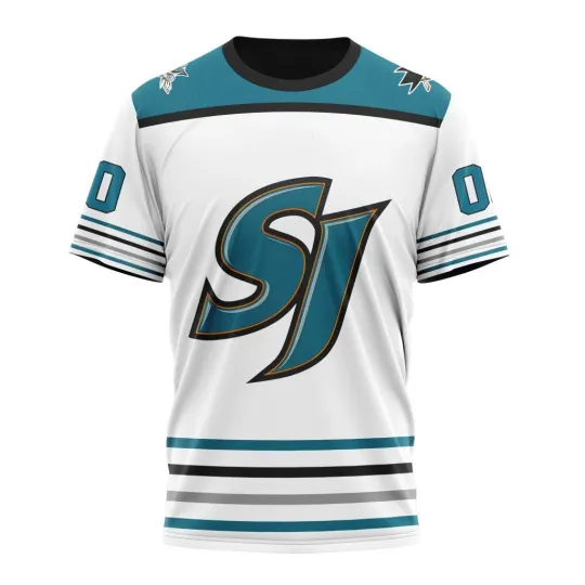 Discover San Jose Barracuda Personalized 2024 Away Design Gifts for Hockey Fans
