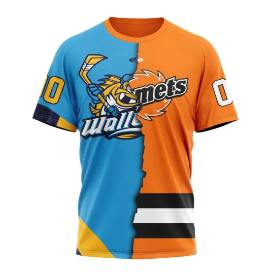 Toledo Walleye Mix Fort Wayne Komets Design 3D Hockey