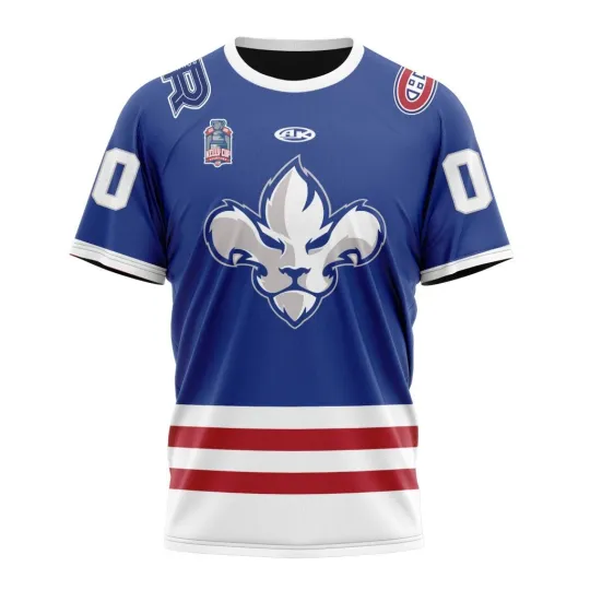 Discover Trois-Rivières Personalized 2025-26 Blue Design 3D Hockey