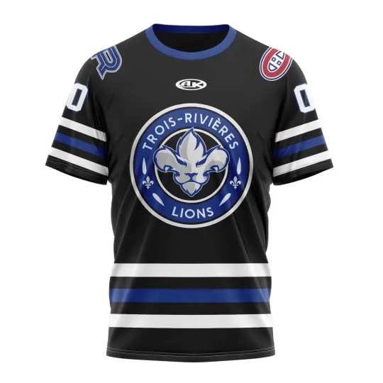 Discover Trois-Rivières Personalized 2025-26 Black Design 3D Hockey