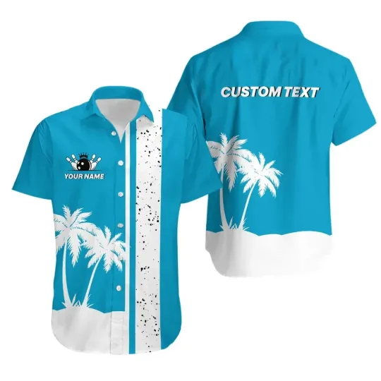 Discover Custom Name Bowling Team Aloha Hawaiian Shirt Unisex's - Adults & Youth
