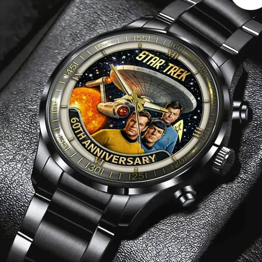 Discover Star Tre k 60th Anniversary 2026 Black Stainless Steel Watch