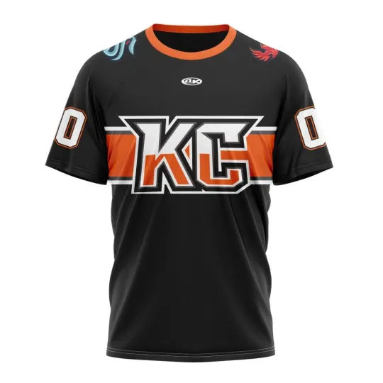 Discover Kansas City Personalized 2025-26 Black Design 3D Hockey