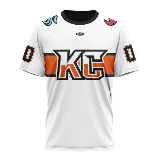 Discover Kansas City Personalized 2025-26 White Design 3D Hockey