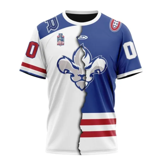 Discover Trois-Rivières Lions Personalized 2025-26 Blue Mix White Design 3D Hockey