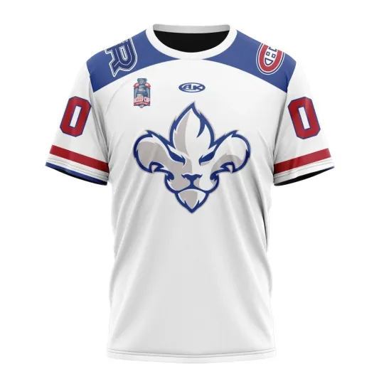 Discover Trois-Rivières Lions Personalized 2025-26 White Design 3D Hockey