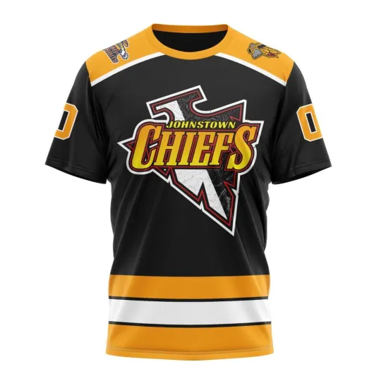 Discover Greenville Swamp Rabbitss Special Johnstown Chiefs Black Design 3D Hockey