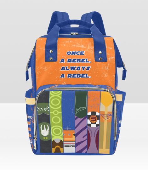 Discover Always a Rebel with the Ghost Crew - Multi-Function Dual-Handle Fandom Backpack (see description for important shipping notes)