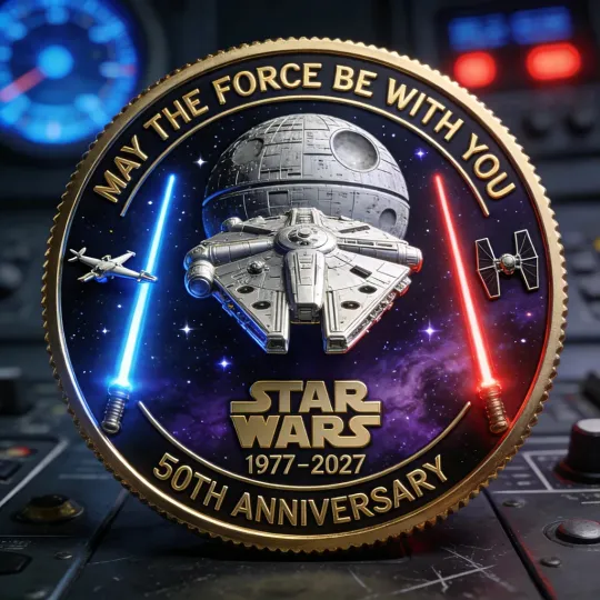Star Wars 50th Anniversary Commemorative Coin