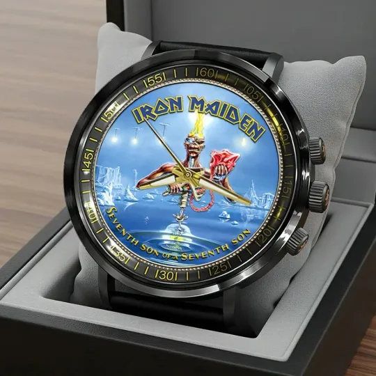 Discover Iron Maiden Black Stainless Steel Watch