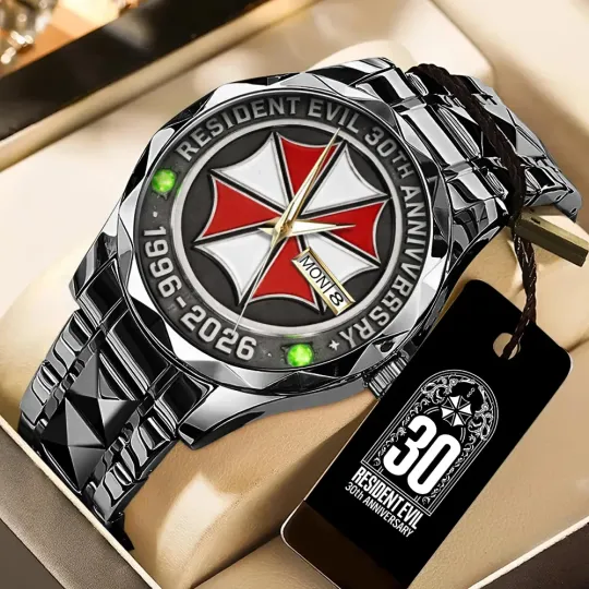 Discover Resident Evil 30th Anniversary Alloy Luxury Quartz Watch