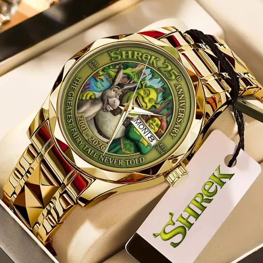 Discover Shrek 25th Anniversary Alloy Luxury Quartz Watch –  5256