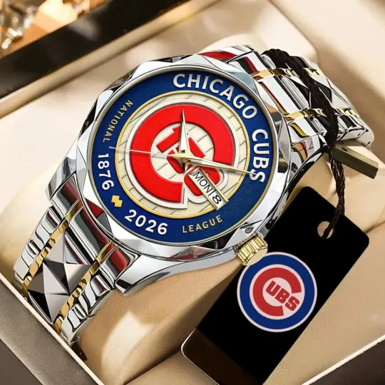 Discover Cubs 150th Anniversary Alloy Luxury Quartz Watch –   21330