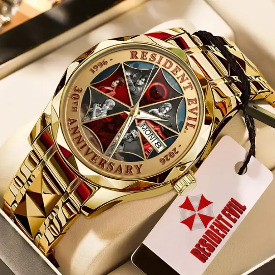 Discover Resident Evil 30th Anniversary Alloy Luxury Quartz Watch