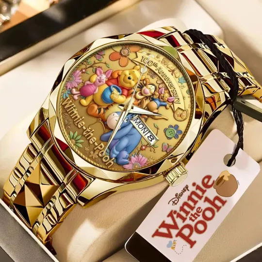 Winnie-the-Pooh 100th Anniversary Stainless Steel Men's Watches