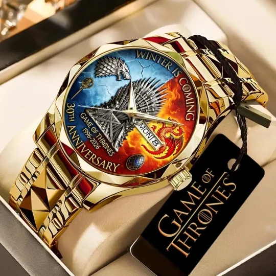 Discover Game of Thrones 30th Anniversary 2026 Alloy Luxury Quartz Watch