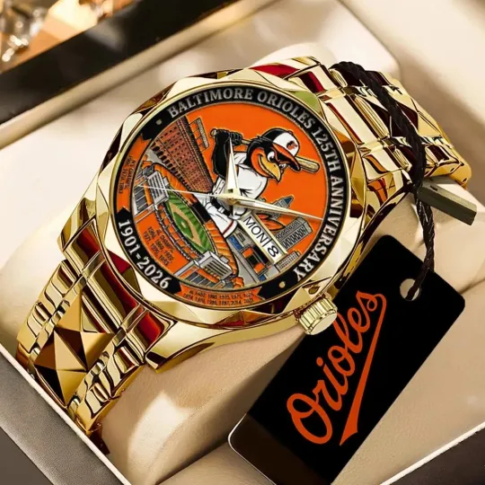 Discover 125th Orioles Anniversary 2026 Alloy Luxury Quartz Watch