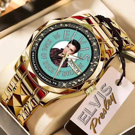 Discover Elvis Presley Alloy Luxury Quartz Watch –  2155