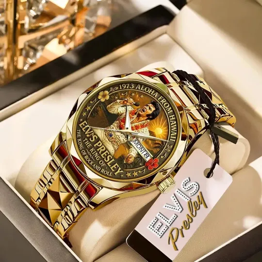 Discover Elvis Presley Alloy Luxury Quartz Watch