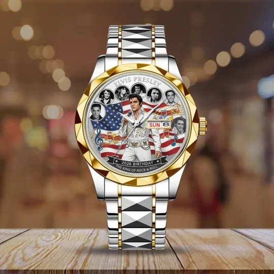 Discover Elvis Presley Stainless Steel Men's Watch